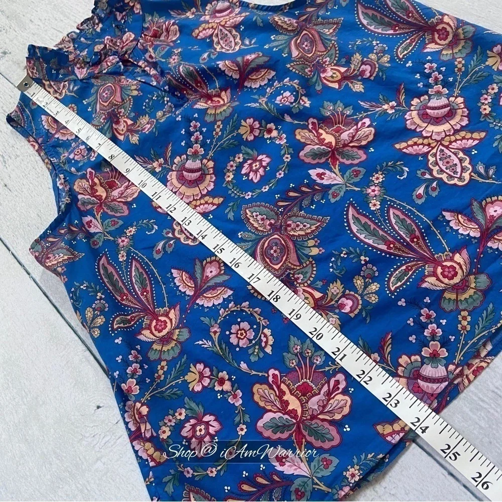 J.Crew Liberty floral 2 piece top + ruffle skirt set *shop@iamwarrior